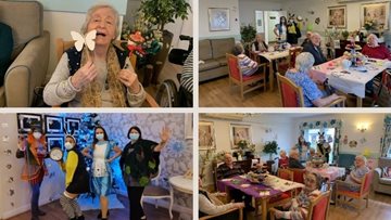 Disney day for Cardiff care home Residents